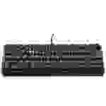 Surefire Gaming KingPin X1 filaire, USB Clavier de gaming italien, QWERTY noir éclairé, touches multimédia