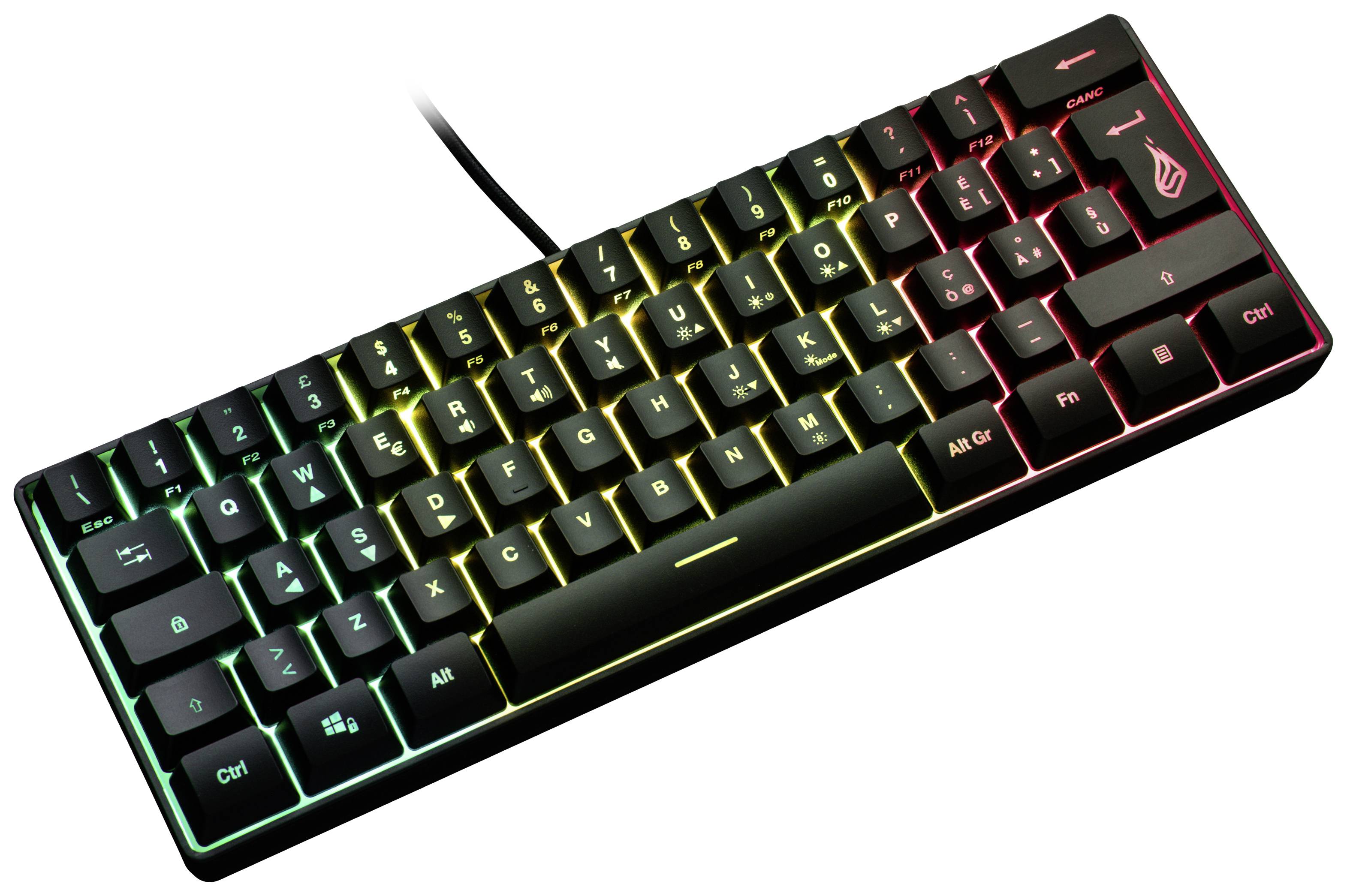 Surefire Gaming KingPin X1 Kabelgebunden, USB Gaming-Tastatur Italienisch, QWERTY Schwarz Beleuchtet, Multimediatasten