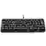 Surefire Gaming KingPin X1 Kabelgebunden, USB Gaming-Tastatur Französisch, AZERTY Schwarz Beleuchtet, Multimediatasten