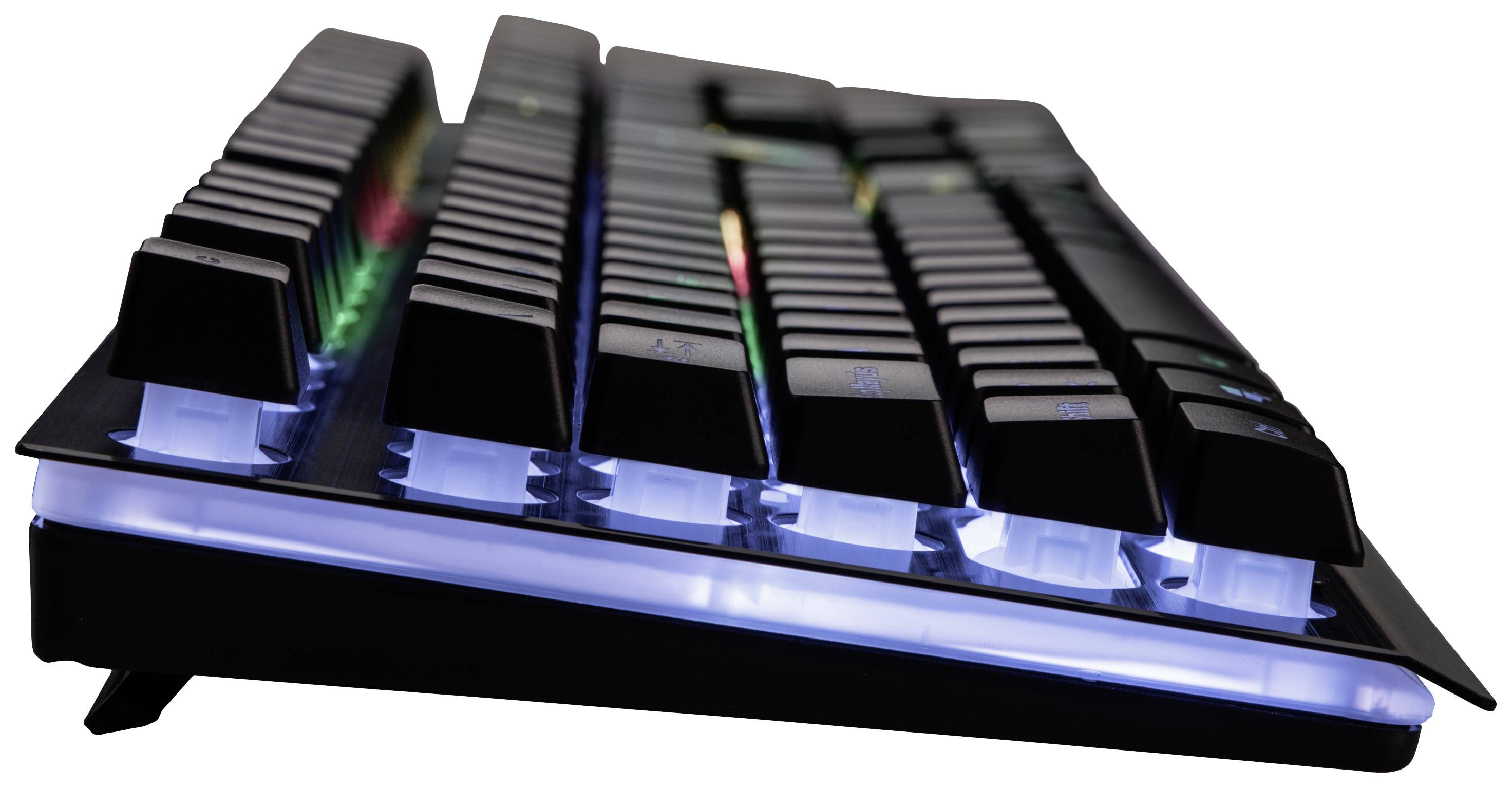 Surefire Gaming KingPin X2 Kabelgebunden, USB Gaming-Tastatur Deutsch, QWERTZ Schwarz Beleuchtet, Multimediatasten