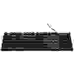 Surefire Gaming KingPin X2 Kabelgebunden, USB Gaming-Tastatur Französisch, AZERTY Schwarz Beleuchtet, Multimediatasten