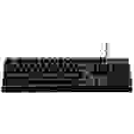 Surefire Gaming KingPin M2 Kabelgebunden, USB Gaming-Tastatur Französisch, AZERTY Schwarz Beleuchtet, Multimediatasten