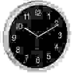 Horloge murale TFA Dostmann 60.3545.01 radiopiloté(e) 400 mm x 50 mm x 400 mm argent grand écran