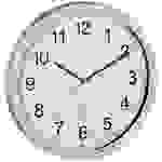 Horloge murale TFA Dostmann 60.3545.02 radiopiloté(e) 400 mm x 50 mm x 400 mm argent grand écran
