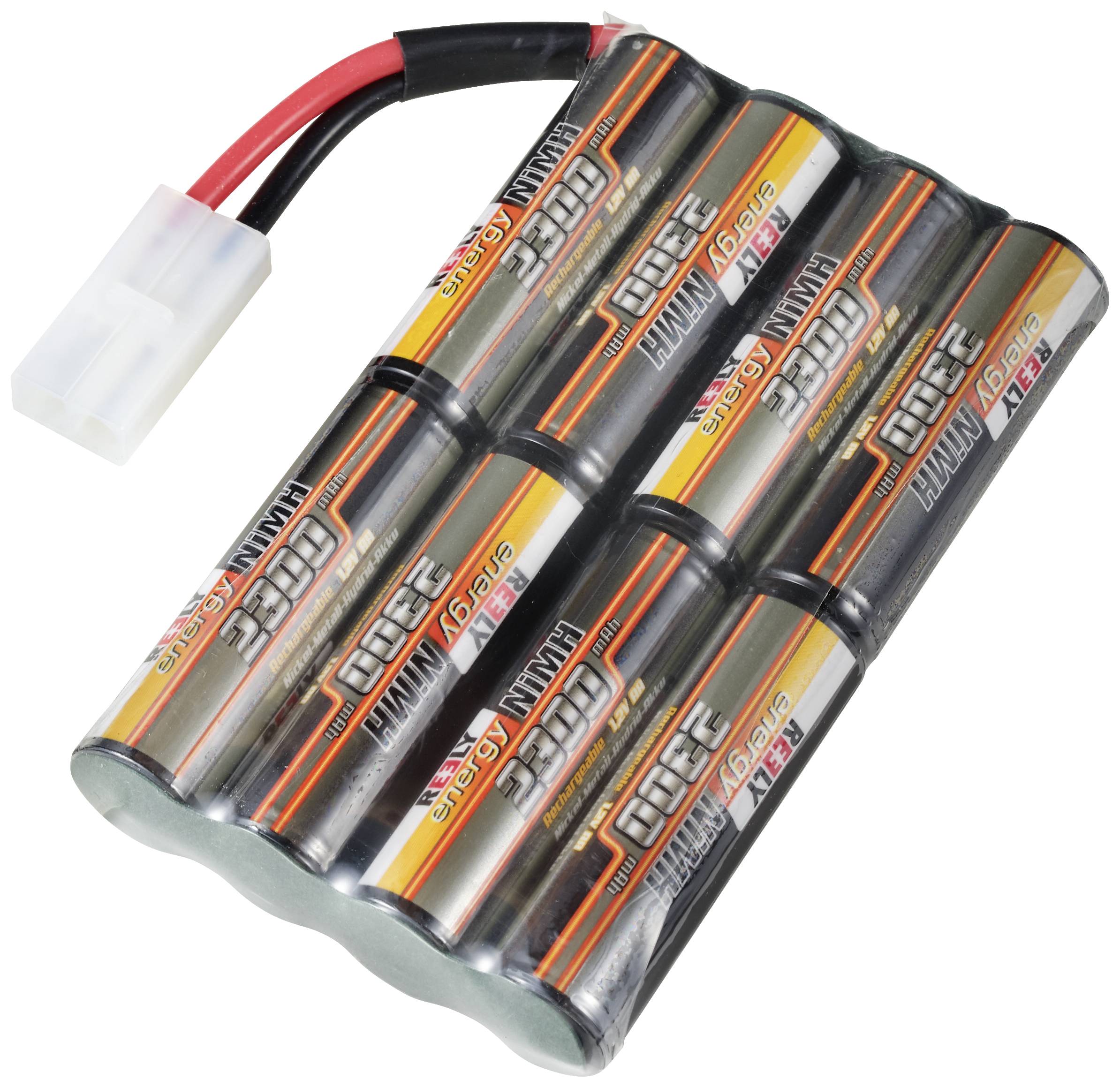 NiMH 16S 9.6V Akku mit Kabel und Steckverbinder.