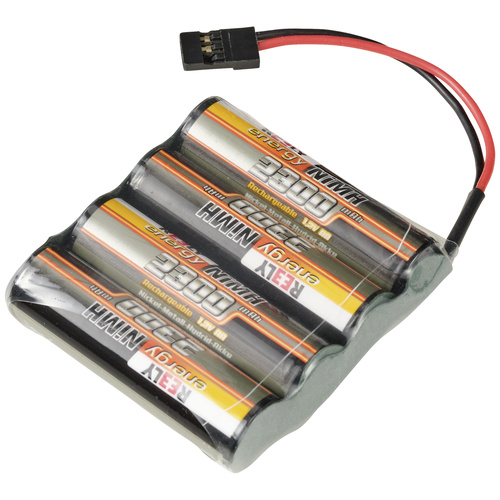 Reely Pack de batterie (NiMh) 4.8 V 2300 mAh Nombre de cellules: 4 LR6 (AA) side by side fiche JR femelle