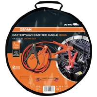 Osram Automotive BATTERYstart STARTER CABLE 300A Starthilfekabel 16mm² Aluminium (kupferbeschichtet) 3m mit Kunststoffzangen Osram Automotive BATTERYstart STARTER CABLE 300A Starthilfekabel 16mm² Aluminium (kupferbeschichtet) 3m mit Kunststoffzangen