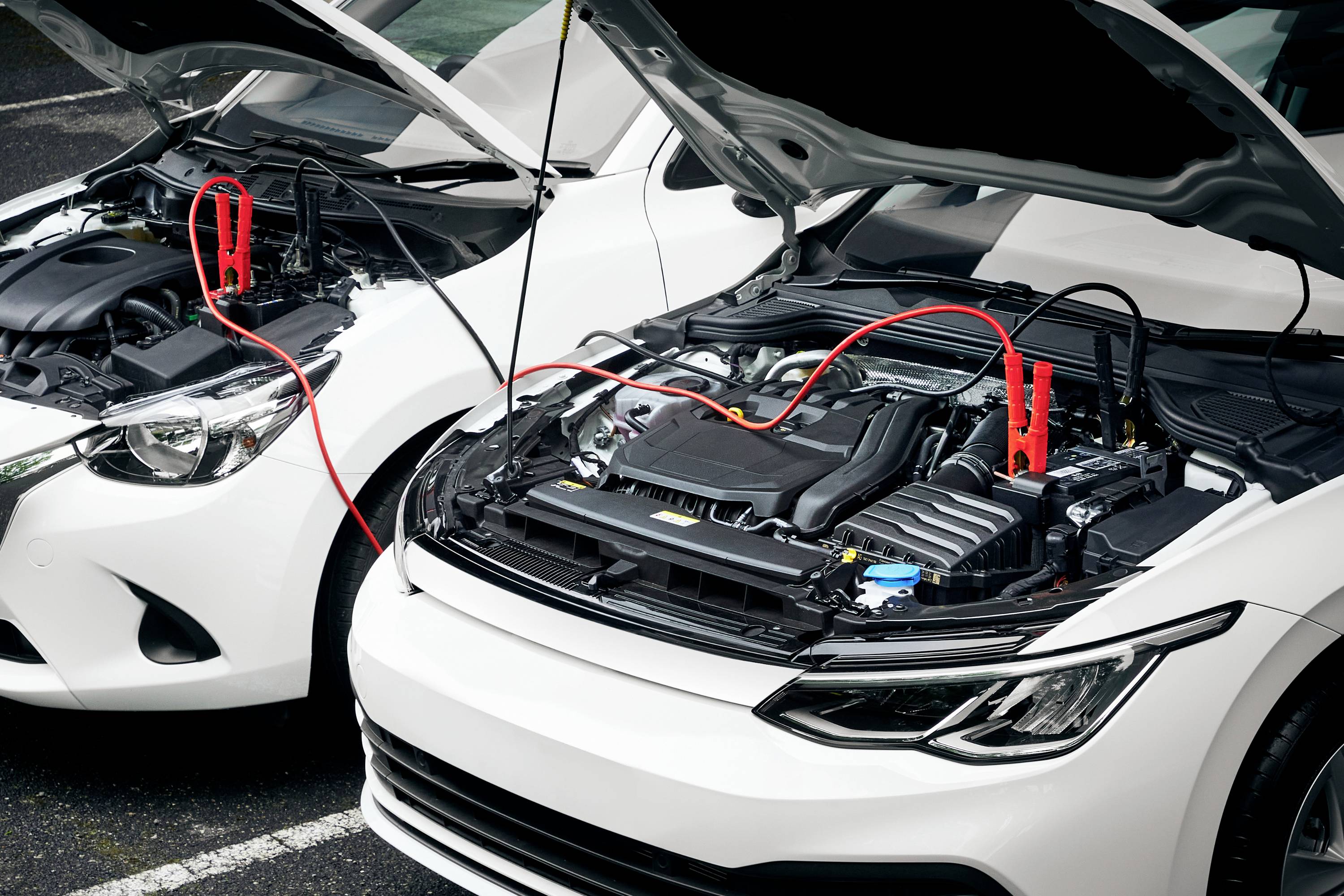 Osram Automotive BATTERYstart STARTER CABLE 250A Starthilfekabel 25mm² Aluminium (kupferbeschichtet) 3.5m mit Kunststoffzangen