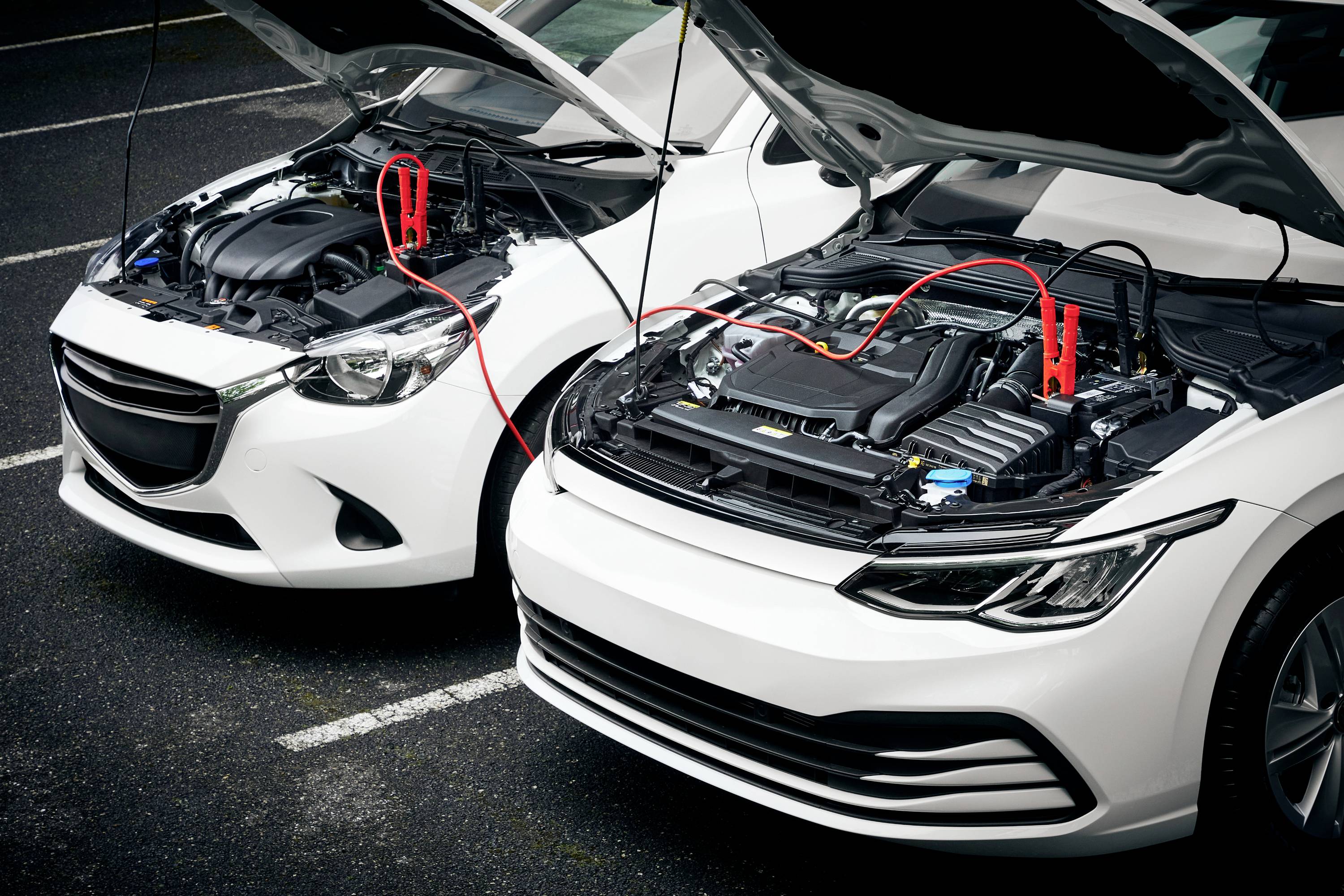 Osram Automotive BATTERYstart STARTER CABLE 250A Starthilfekabel 25mm² Aluminium (kupferbeschichtet) 3.5m mit Kunststoffzangen