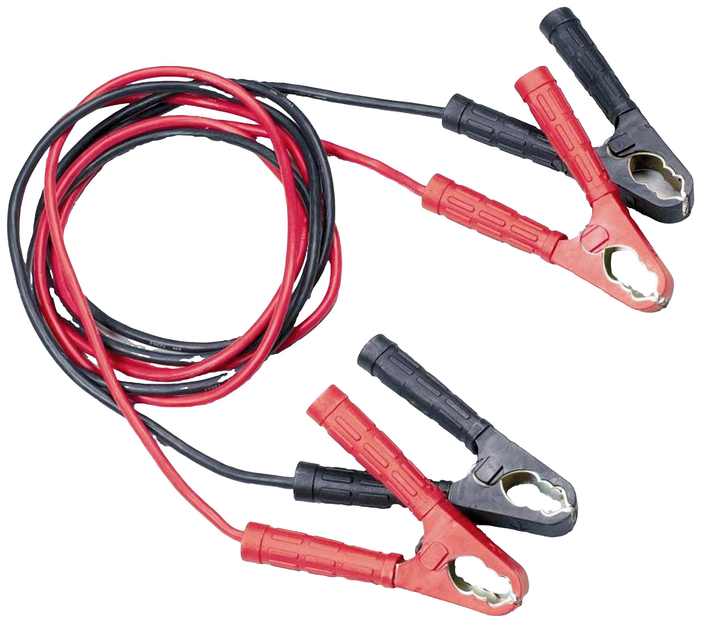Osram Automotive BATTERYstart STARTER CABLE 250A Starthilfekabel 25mm² Aluminium (kupferbeschichtet) 3.5m mit Kunststoffzangen