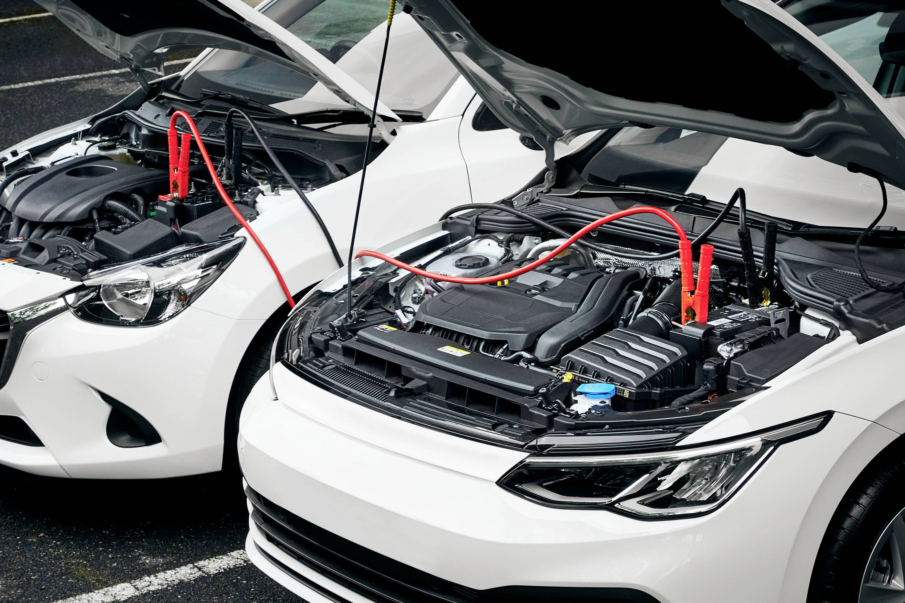 Osram Automotive BATTERYstart STARTER CABLE 500A Starthilfekabel 50mm² Aluminium (kupferbeschichtet) 5m mit Kunststoffzangen