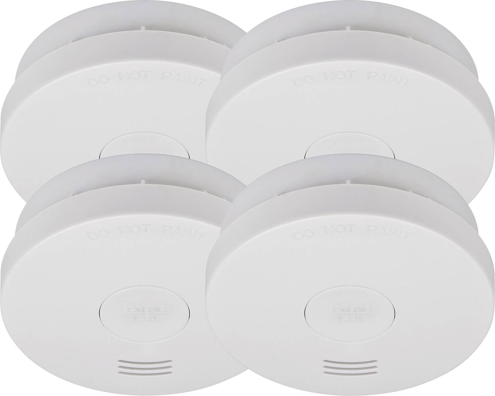 Brennenstuhl Rauchwarnmelder 4er Set batteriebetrieben