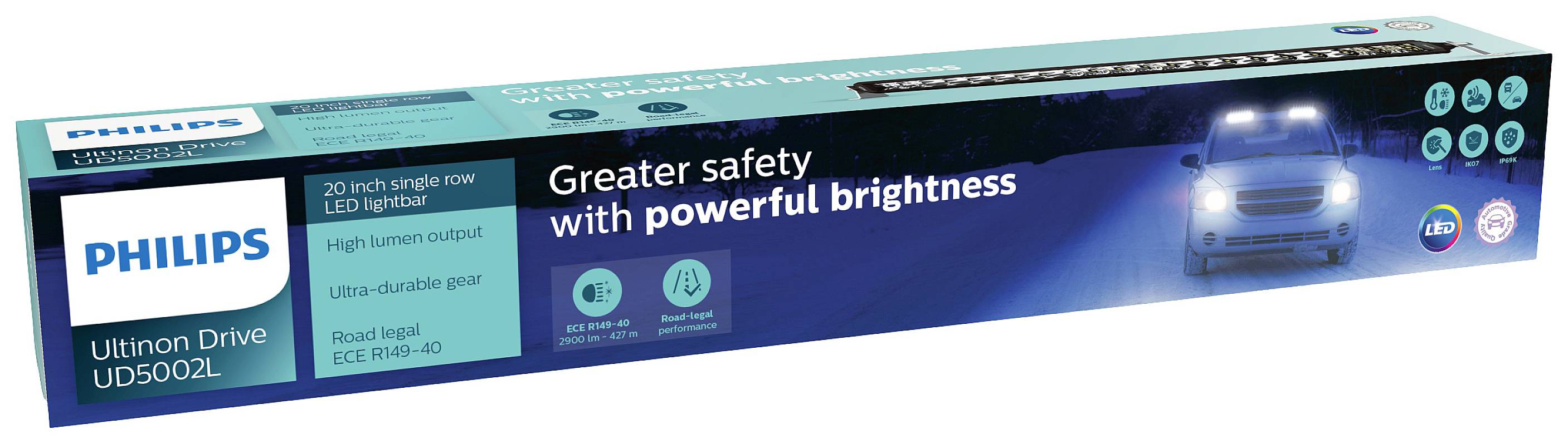 Philips Automotive Arbeitsscheinwerfer, Fernscheinwerfer, Komplett-Scheinwerfer, Rallyscheinwerfer, Suchscheinwerfer UD5002LX1