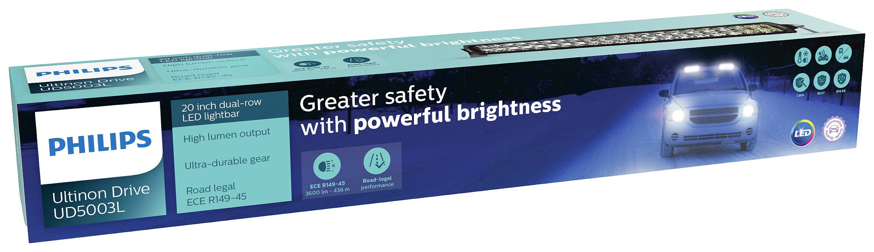 Philips Automotive Arbeitsscheinwerfer, Fernscheinwerfer, Komplett-Scheinwerfer, Rallyscheinwerfer