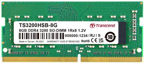Transcend TS3200HSB 8G Laptop Arbeitsspeicher Modul DDR4 8GB 1 x 8GB Non ECC 3200MHz 260pin SO DIMM  - Onlineshop Voelkner