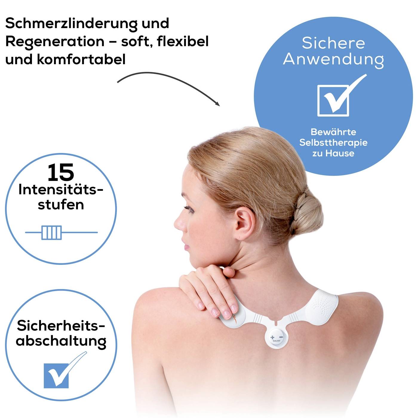 Beurer EM 20 Neck EMS-Pad Elektroden Nachkauf-Set