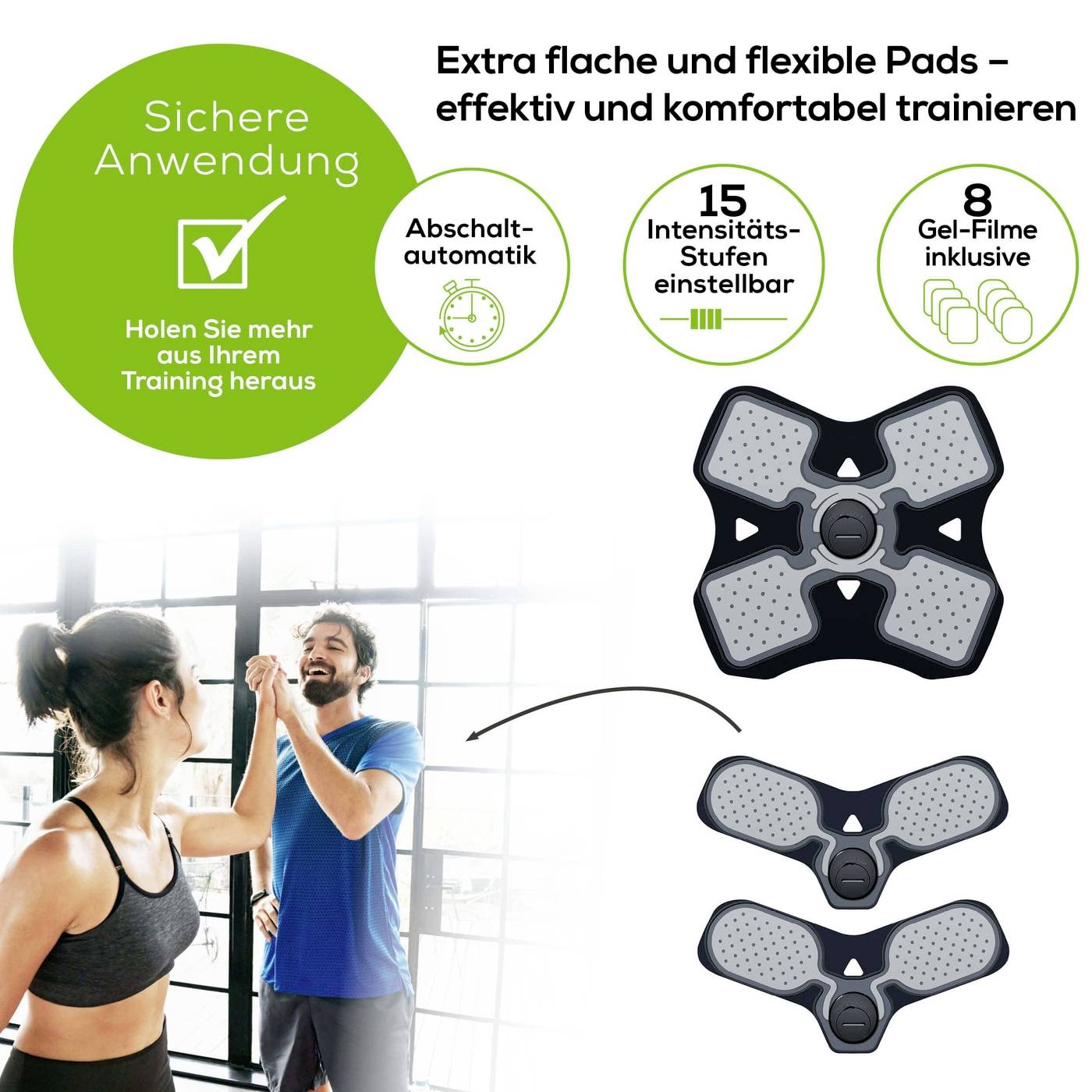 Beurer EM 22 Muscle Booster EMS Pad Elektroden Nachkauf-Set