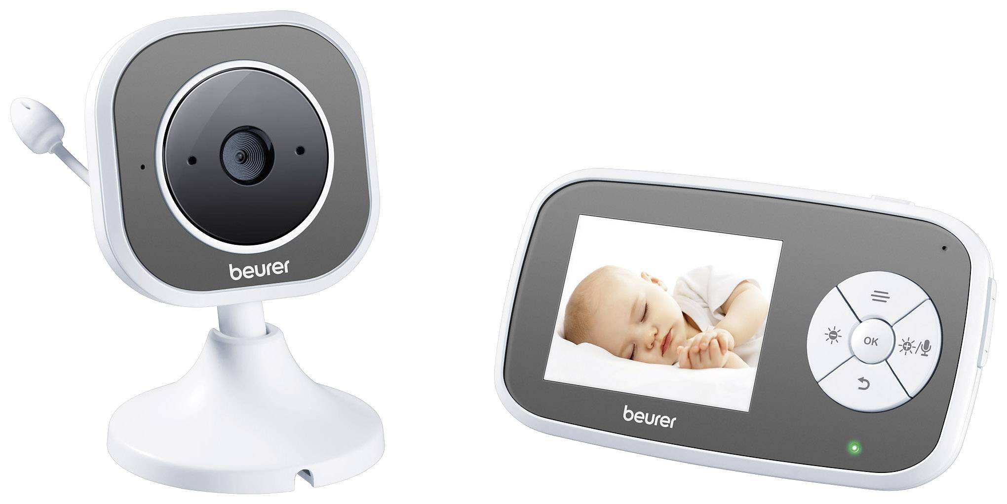 Beurer BY 110 Video 95261 Babyphone mit Kamera Digital 2.4 GHz