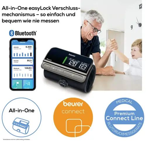 Beurer BM 81 easyLock BT Blutdruckmessgerät 65511 Beurer BM 81 easyLock BT Blutdruckmessgerät 65511