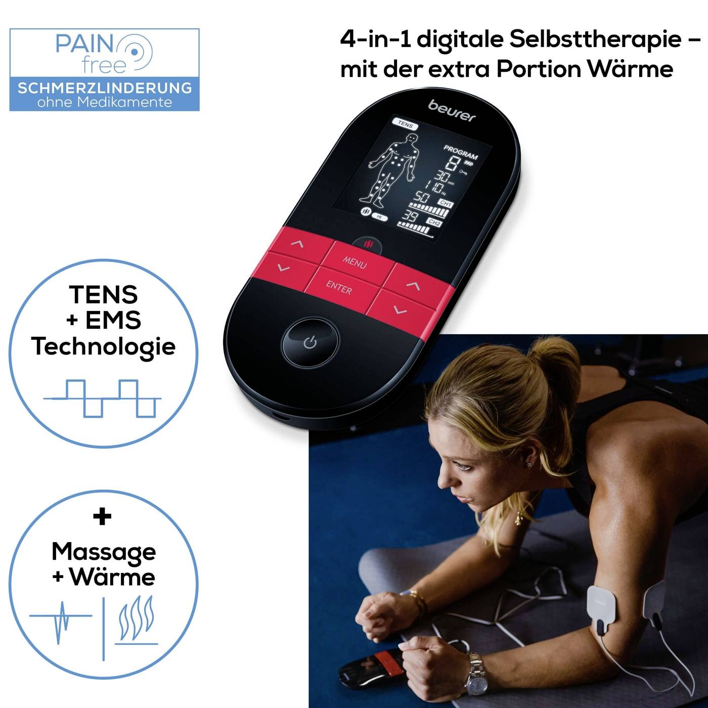 Beurer EM 59 Heat Digital Elektrostimulationsgerät