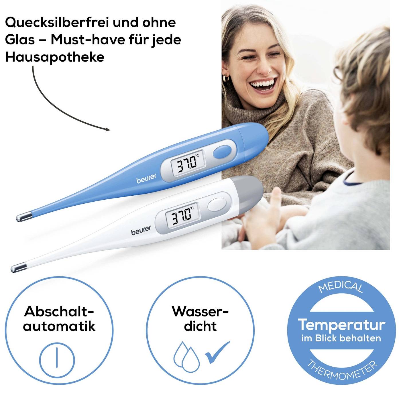 Beurer FT 09/1 White Fieberthermometer