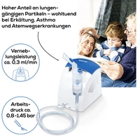 Beurer IH 26 Inhalator mit Inhalationsmaske, mit Mundstück, mit Nasenstück Beurer IH 26 Inhalator mit Inhalationsmaske, mit Mundstück, mit Nasenstück