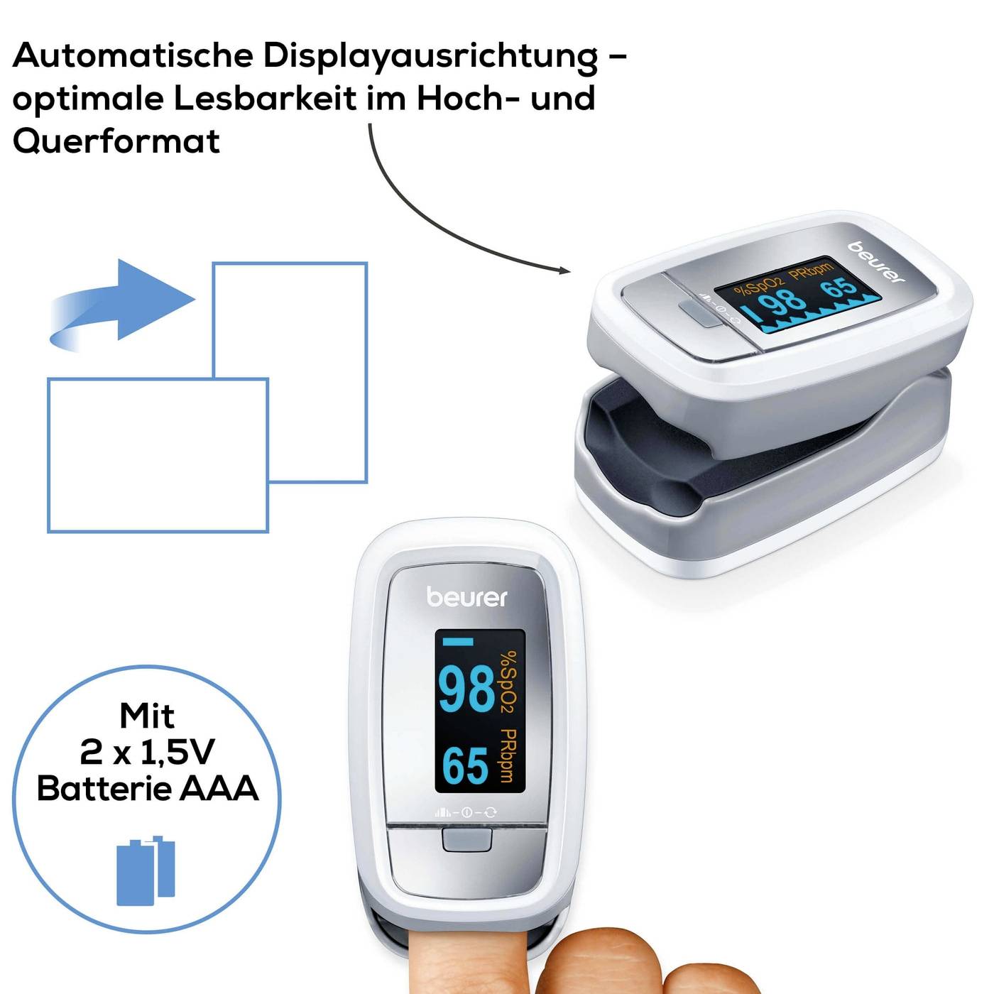 Beurer PO 30 Blutsauerstoff-Messgerät