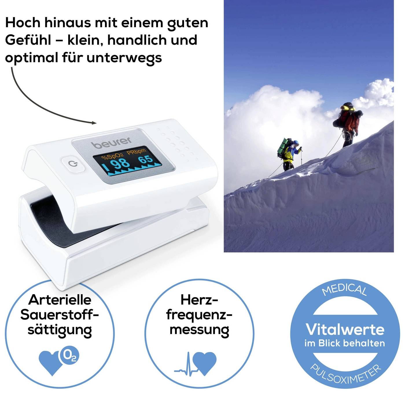 Beurer PO 35 Blutsauerstoff-Messgerät