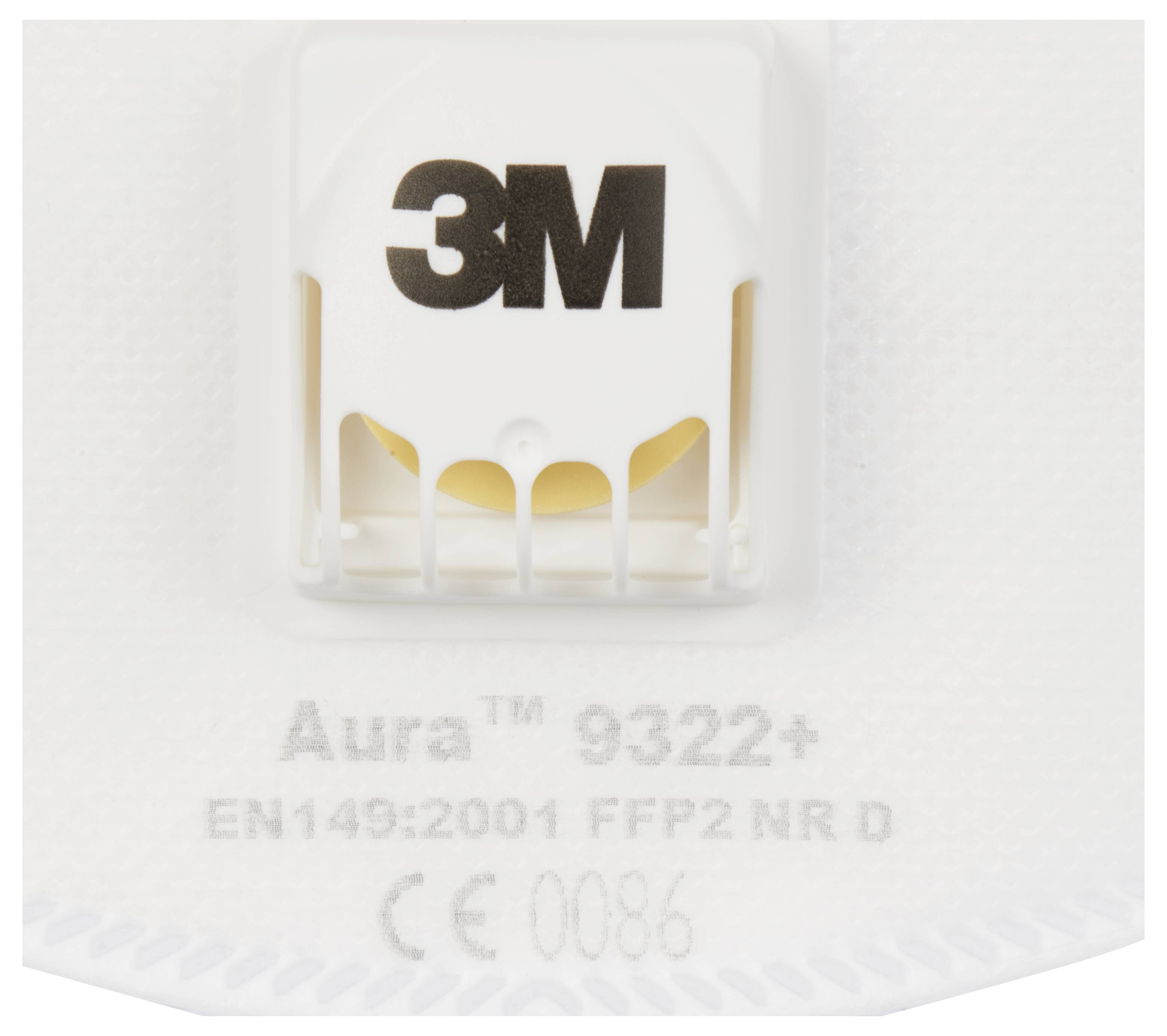 3M Aura™ 9322+ 9322+ Feinstaubmaske mit Ventil FFP2 D 10 St. EN 149:2001, EN 149:2009 DIN 149:2001, DIN 149:2009
