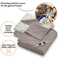Beurer HD 150 XXL Nordic Cosy Wärmedecke 150W Taupe Beurer HD 150 XXL Nordic Cosy Wärmedecke 150W Taupe