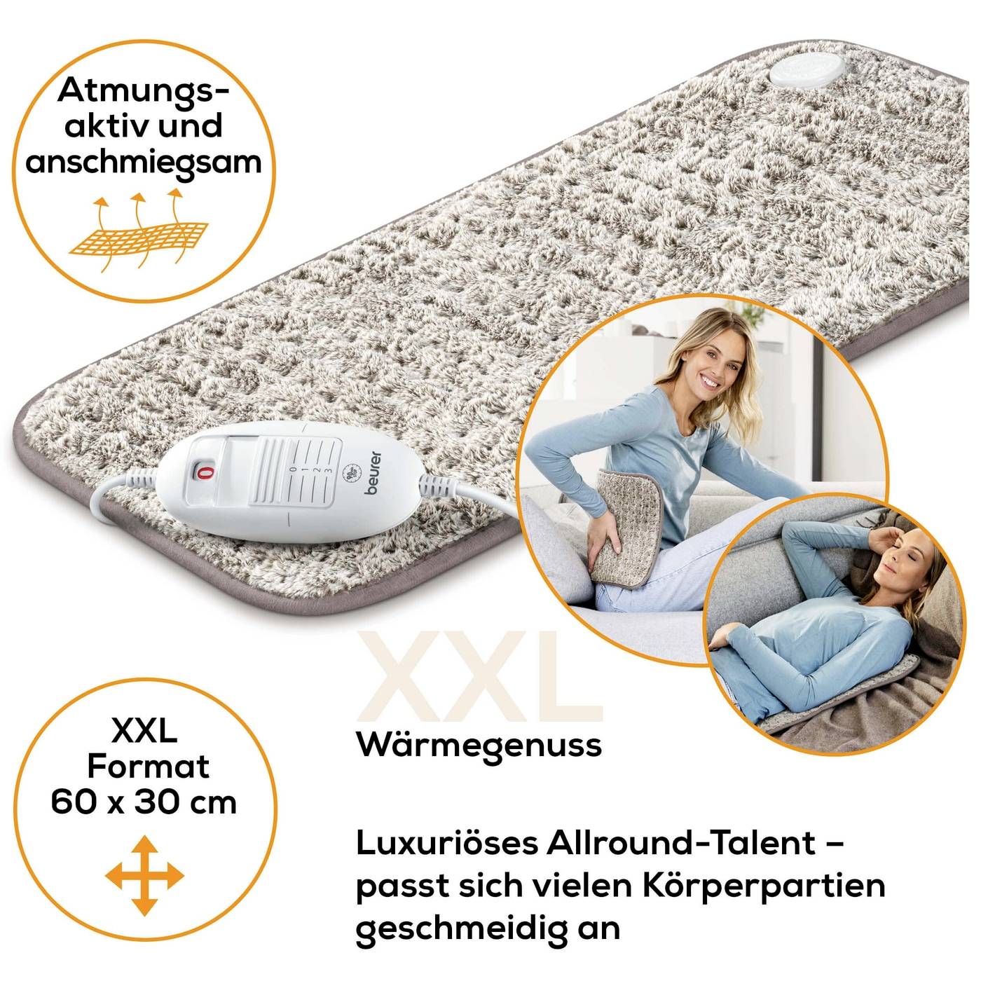 Beurer HK 123 XXL Nordic Heizkissen 100 W