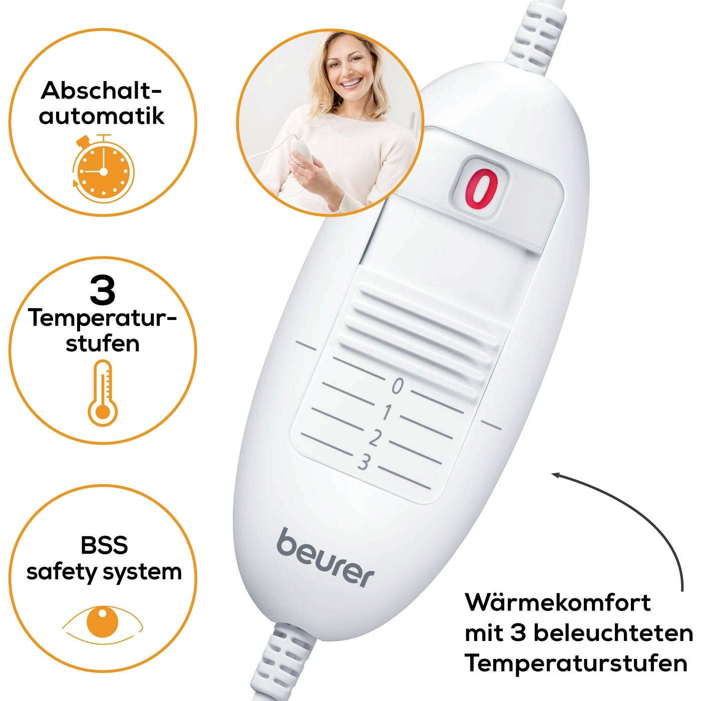 Beurer HK 45 Cosy Heizkissen 100W