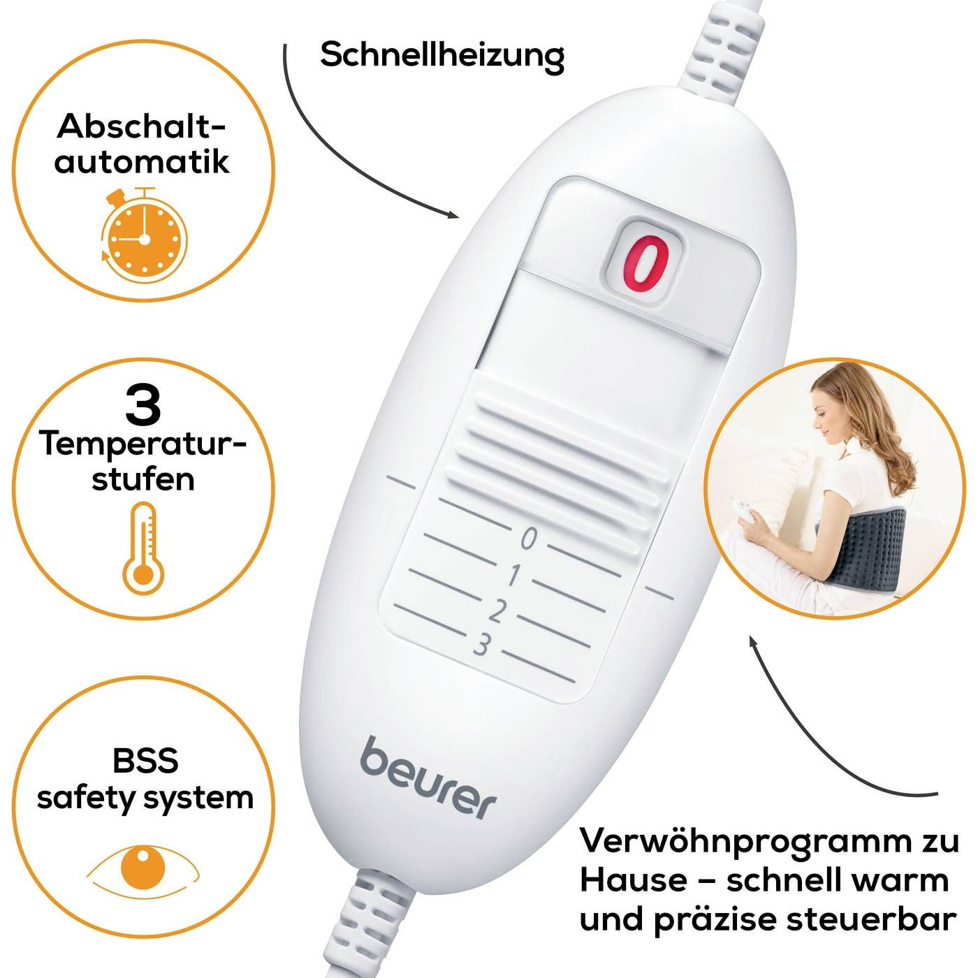 Beurer HK 49 Cosy Heizkissen 100W