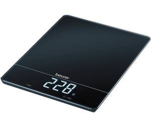 Digitale Küchenwaage mit Anzeige von '228 g' auf dem Display. Elegantes, schwarzes Design. Ideal zur genauen Gewichtsbestimmung.