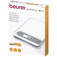Beurer KS 59 Küchenwaage digital Wägebereich (max.)=20kg Glas 220 x 300 x 25 Beurer KS 59 Küchenwaage digital Wägebereich (max.)=20kg Glas 220 x 300 x 25