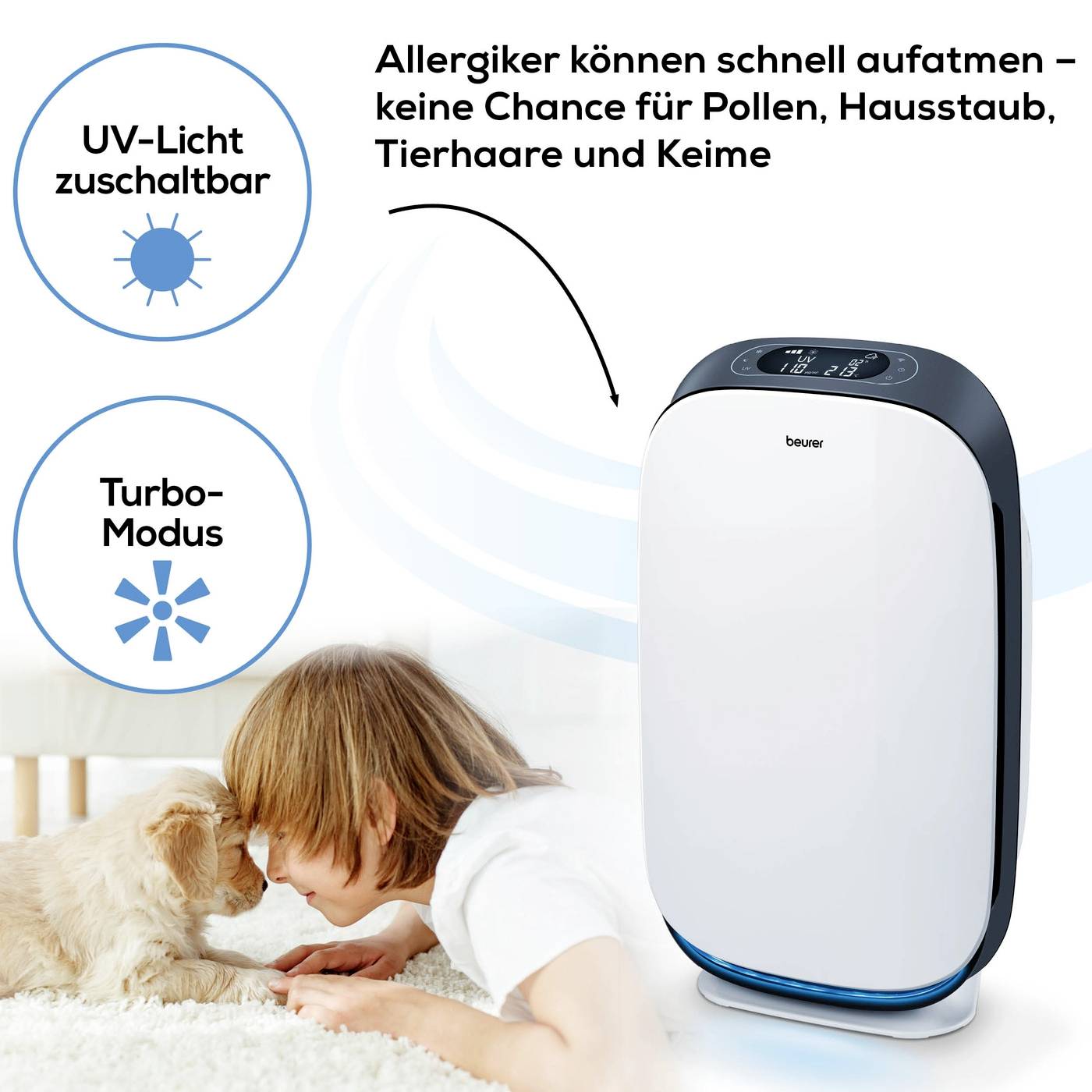 Beurer 66013 LR 500 Luftreiniger 106 m²