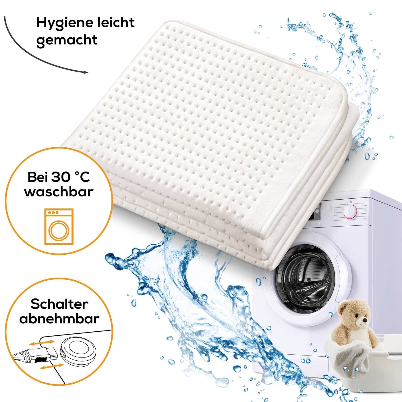 Beurer UB 100 Cosy Spann Wärmeunterbett 60 W Weiß