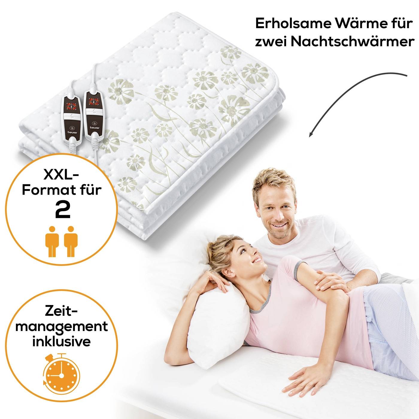 Beurer UB 68 XXL Wärmeunterbett 120 W Weiß