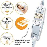 Beurer UB 90 Cosy Wärmeunterbett 60W Weiß Beurer UB 90 Cosy Wärmeunterbett 60W Weiß