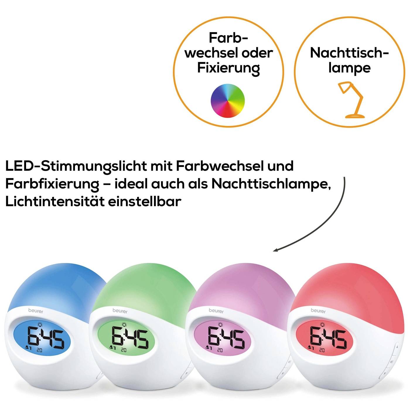 Beurer 58922 Lichtwecker Weiß