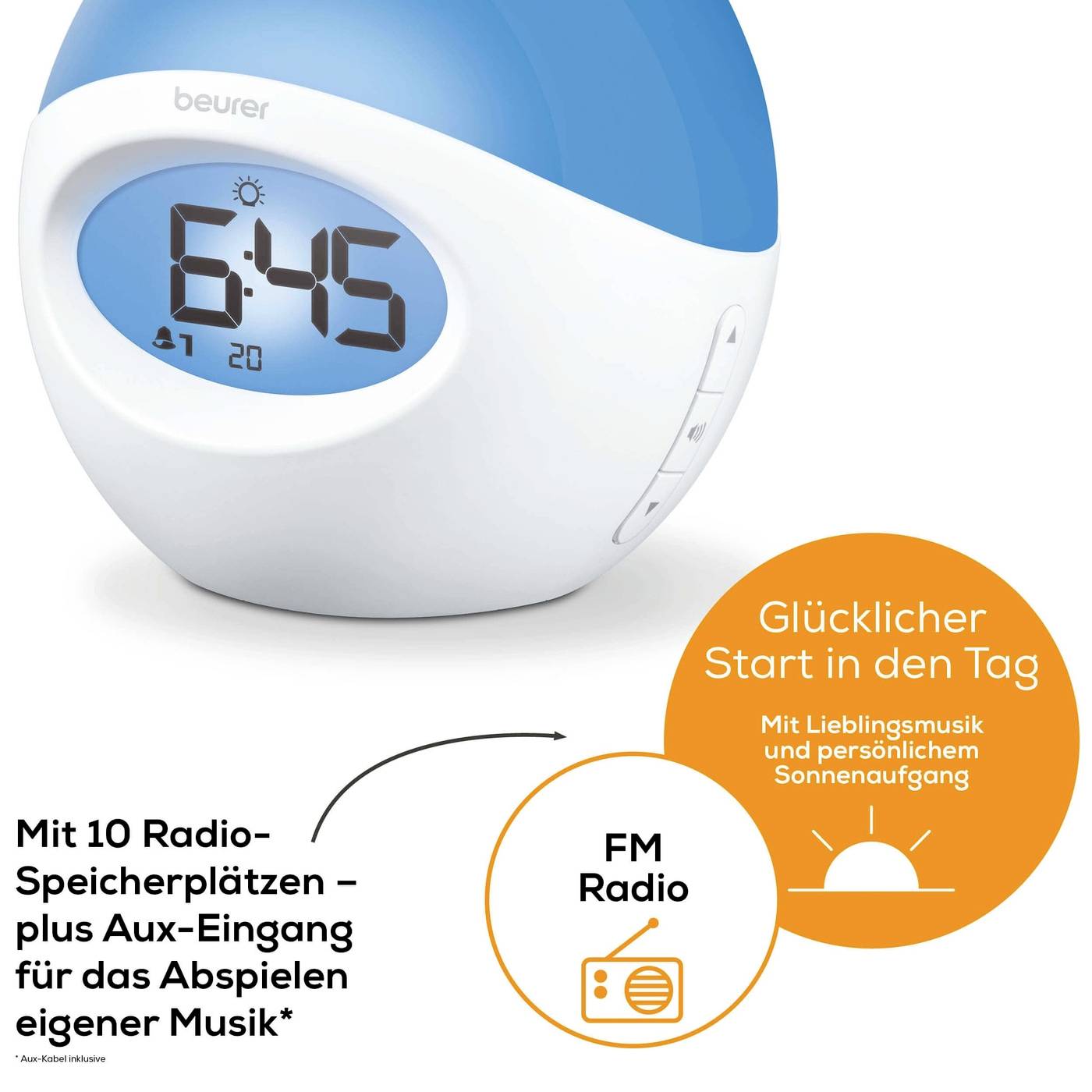 Beurer 58922 Lichtwecker Weiß