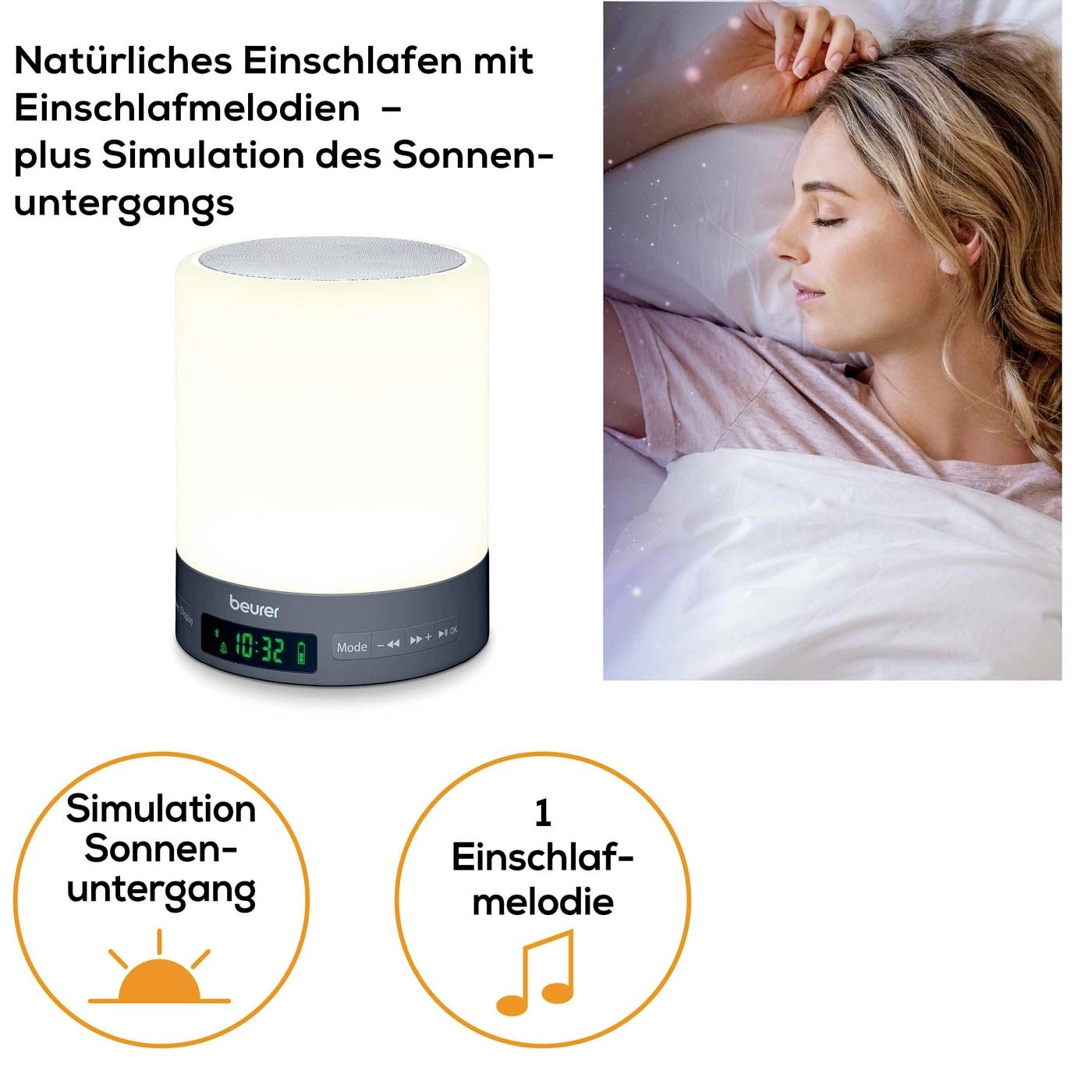 Beurer 58921 Lichtwecker Weiß