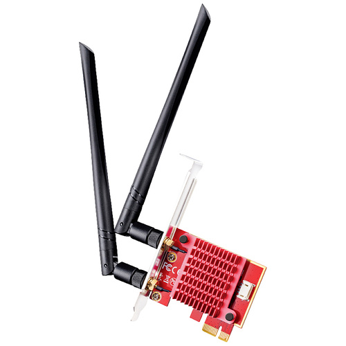 Cudy AX5400 Tri-Band Wi-Fi 6 WLAN- / Bluetooth®-Adapter PCIe 5400 MBit/s