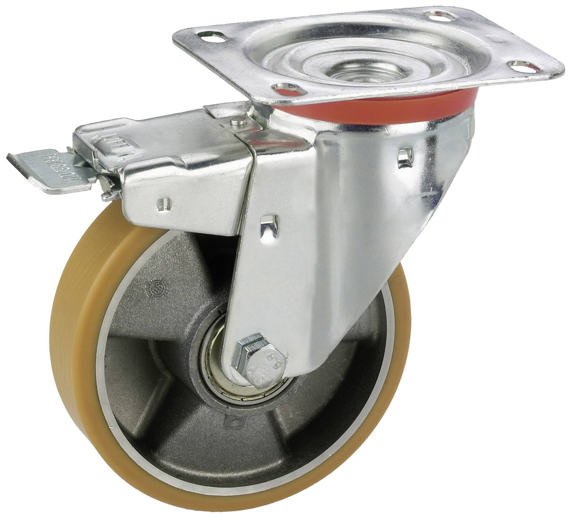 dörner + helmer 712086 712086 Lenkrolle Rad-Durchmesser: 80mm Tragfähigkeit (max.): 200kg 1St.