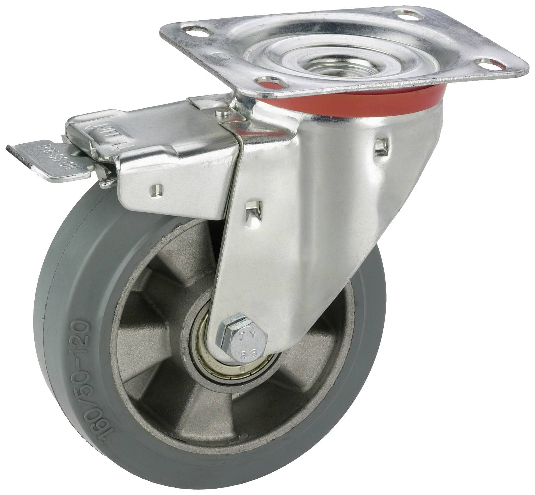 dörner + helmer 712160 712160 Lenkrolle Rad-Durchmesser: 160mm Tragfähigkeit (max.): 300kg 1St.