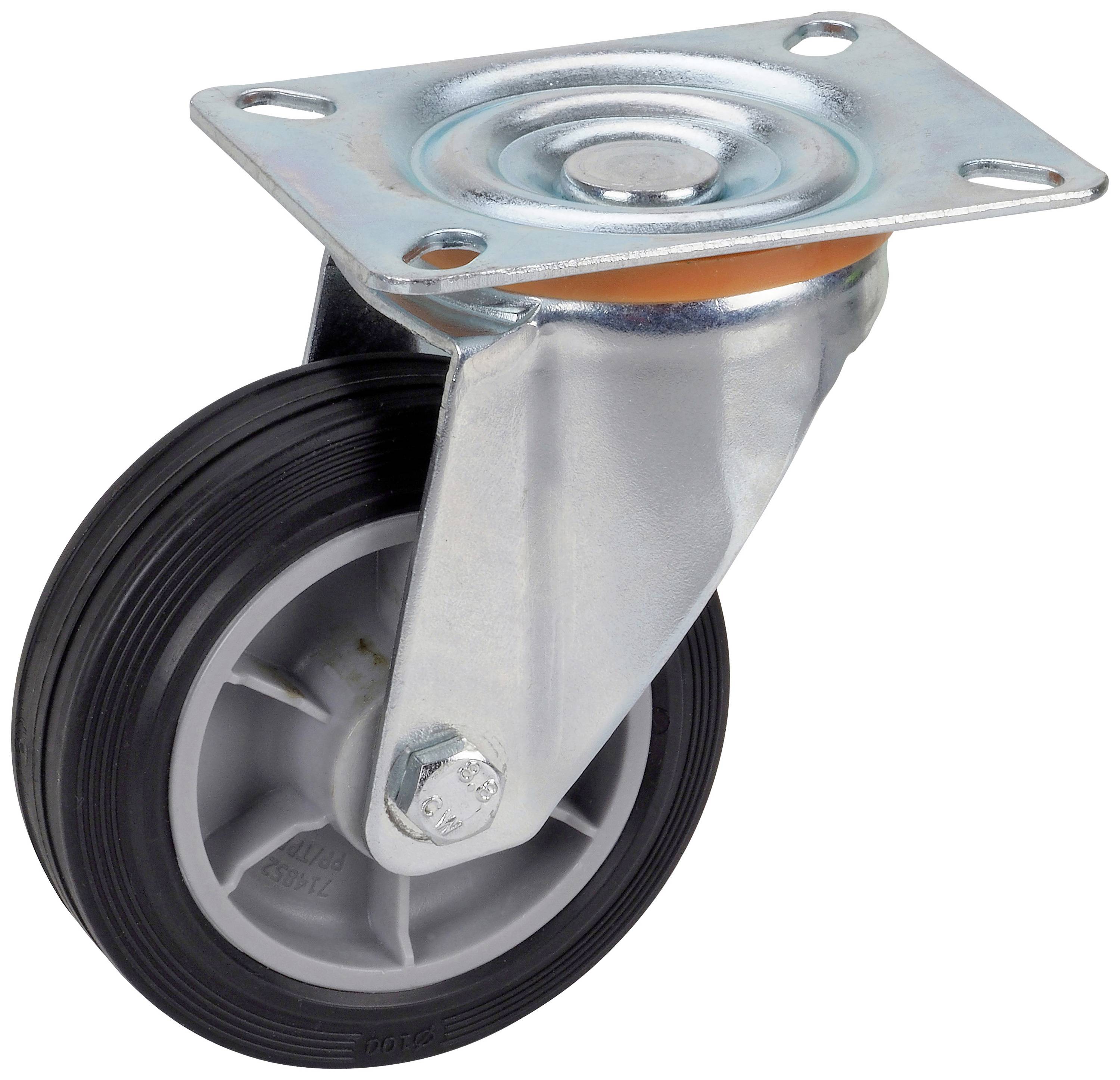 dörner + helmer 715852 715852 Lenkrolle Rad-Durchmesser: 100mm Tragfähigkeit (max.): 70kg 1St.