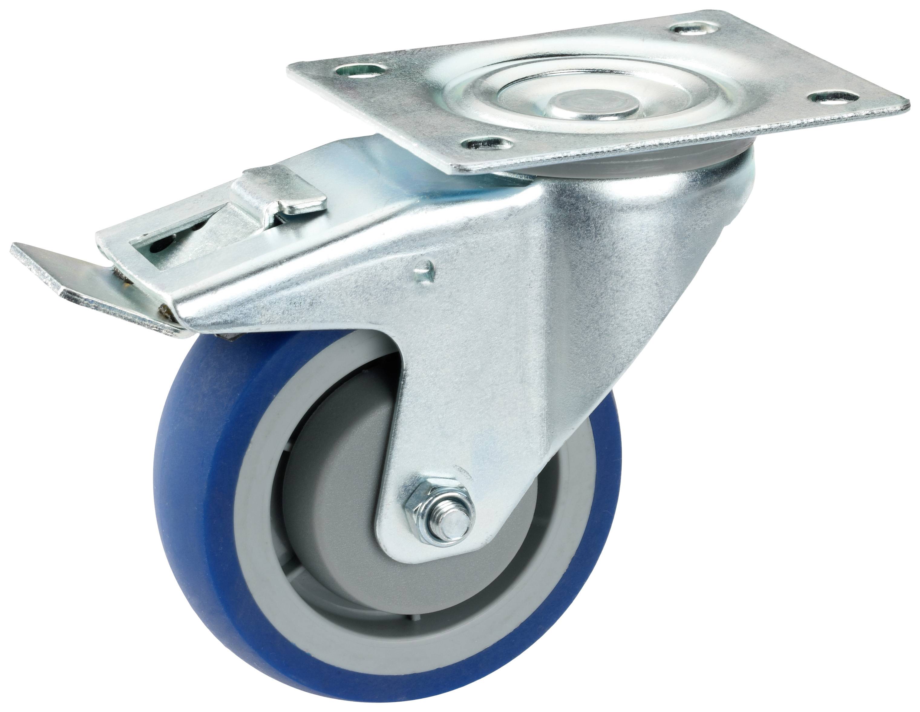 dörner + helmer 716485 716485 Lenkrolle Rad-Durchmesser: 80mm Tragfähigkeit (max.): 100kg 1St.