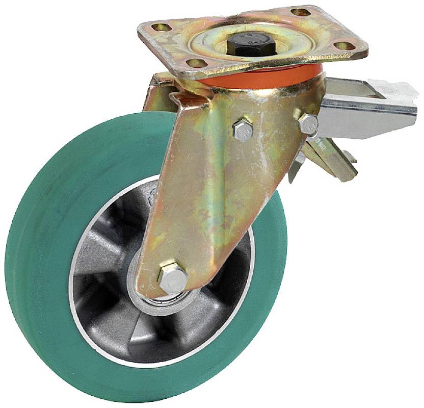 dörner + helmer 735607 735607 Lenkrolle Rad-Durchmesser: 100mm Tragfähigkeit (max.): 300kg 1St.