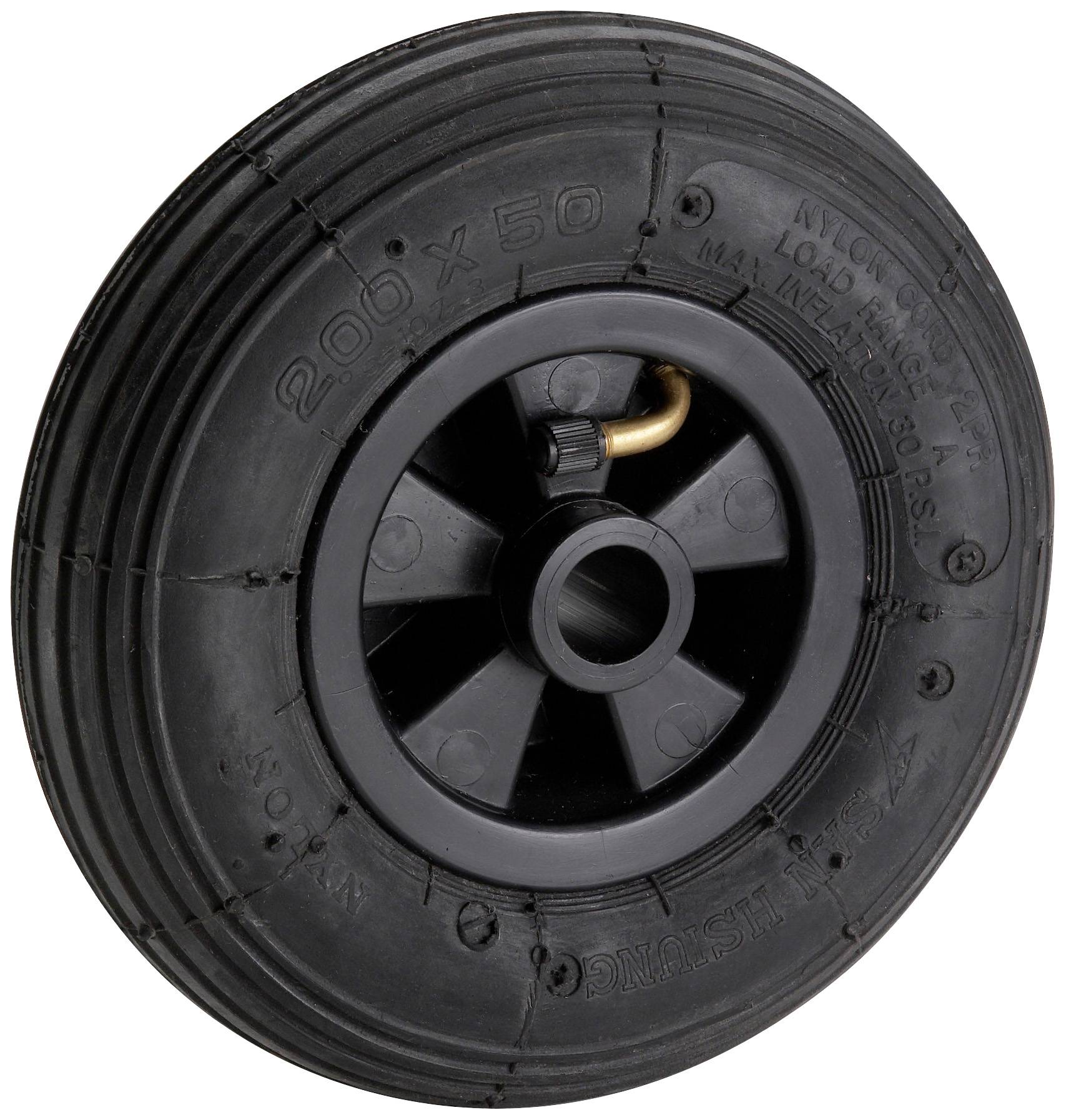 dörner + helmer 740314 740314 Rad-Luftreifen Rad-Durchmesser: 200mm Tragfähigkeit (max.): 75kg 1St.