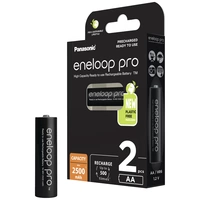 Eneloop pro HR06 Mignon (AA)-Akku NiMH 2500 mAh 1.2 V 2 St. Eneloop pro HR06 Mignon (AA)-Akku NiMH 2500 mAh 1.2 V 2 St.